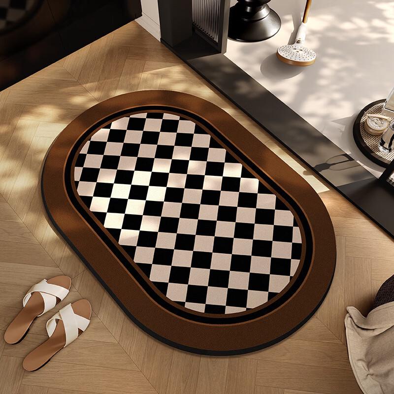 Luxury Quick-Dry Embroidered Bath Mat