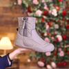 Fur Integrated Snow Boots, New Winter Velvet Thickened Soles, Large Sub-zero Cotton Shoes