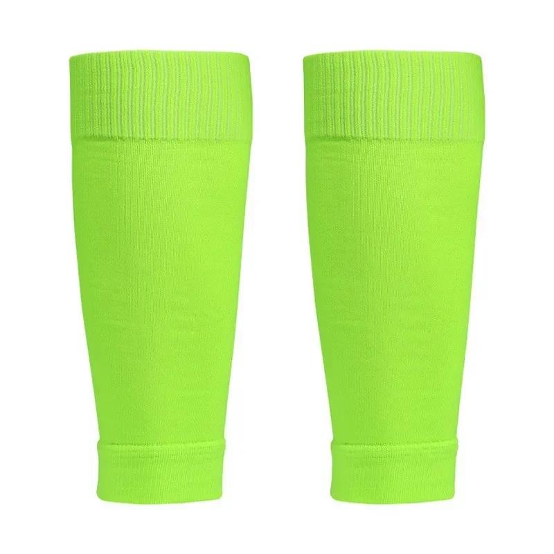 1Pair Athletic Soccer Shin Guard Socks Pad Sleeve Sock Leg Support Football Compression Sleeve Adult Teens Children Leg Protection