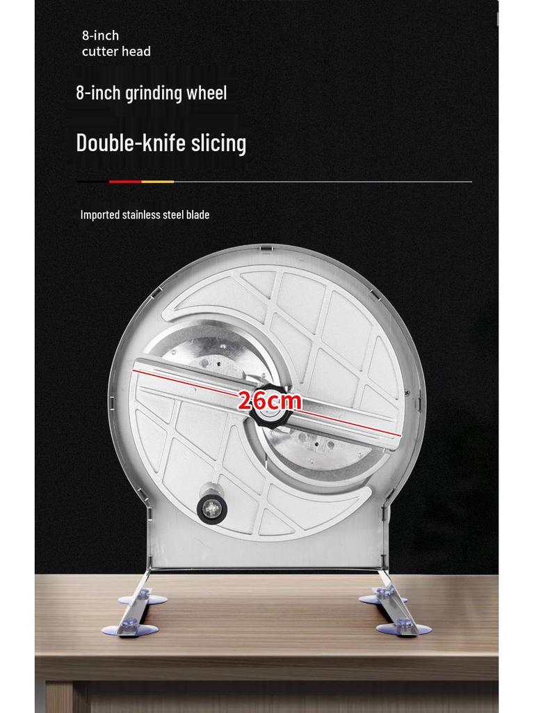 Stainless Steel Manual Electric Slicer for Fruits & Vegetables