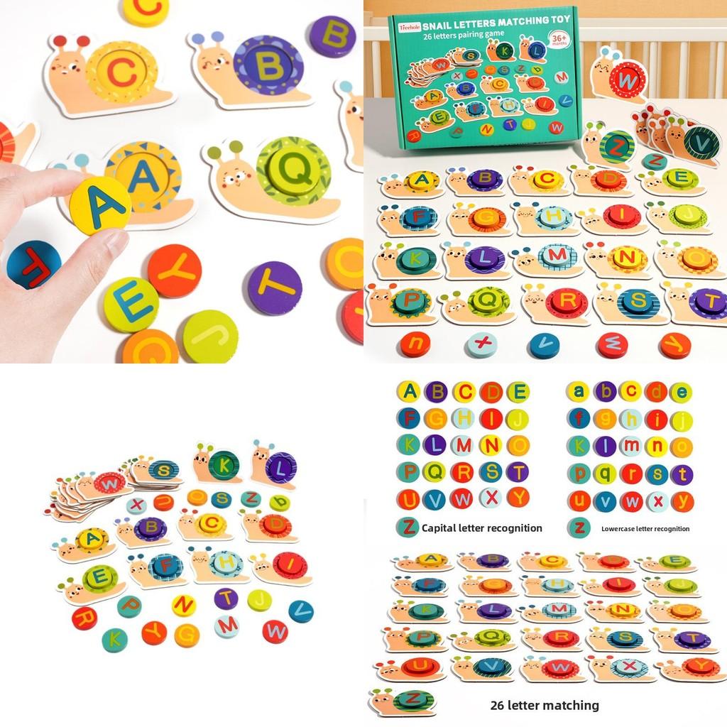 Wooden Alphabet Puzzle Game With Educational Blocks For Kids Learning And Brain Development