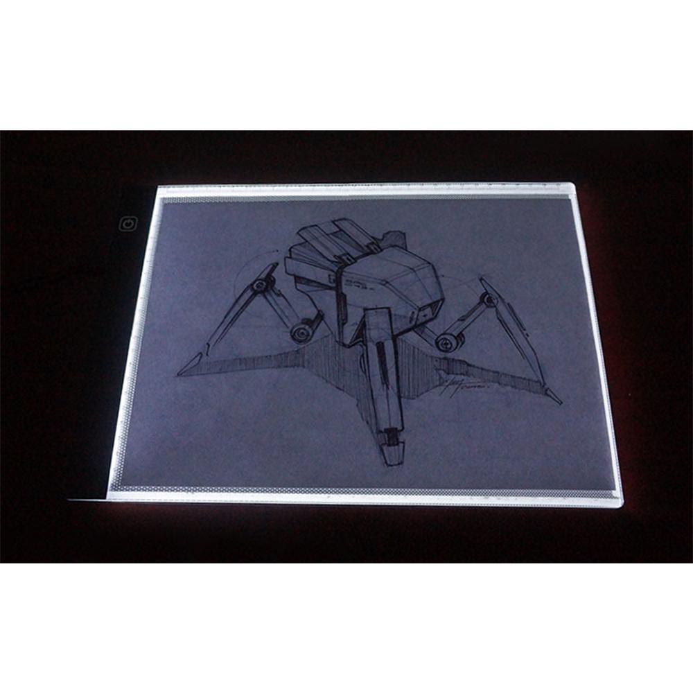 A4 LED Light Box Table Adjustable Base Pad Art Stencil Board USB Tracing Drawing A4 LED Light Box Table Adjustable Base Pad Art Stencil Board USB Tracing Drawing