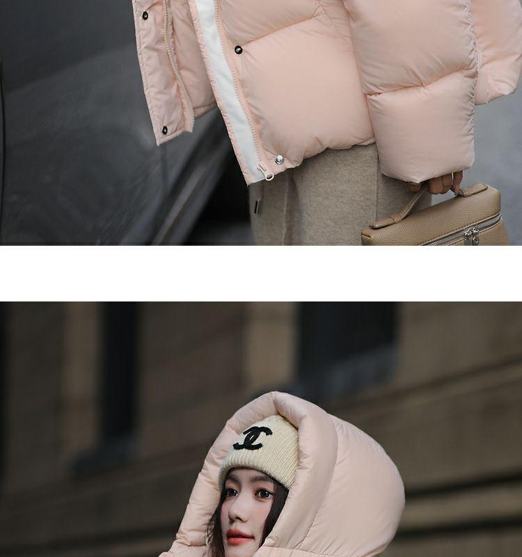 2025 Hot Style Heavyweight Short Hooded Down Jacket - 90% White Duck Down, Waterproof, Snow Mountain Design.