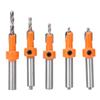 5pcs YG8 Alloy Countersink Drill Bit Surface Spray Treated Wood Screw Counter Sinker  For Wood