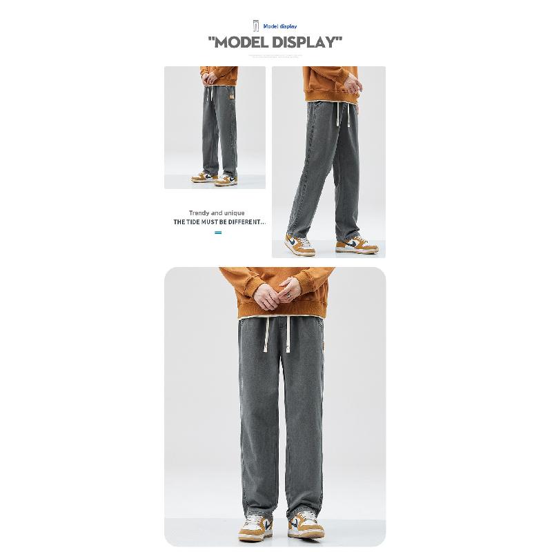 2026 Men's New Fashion Casual Straight-Leg Pants Versatile Workwear Trousers