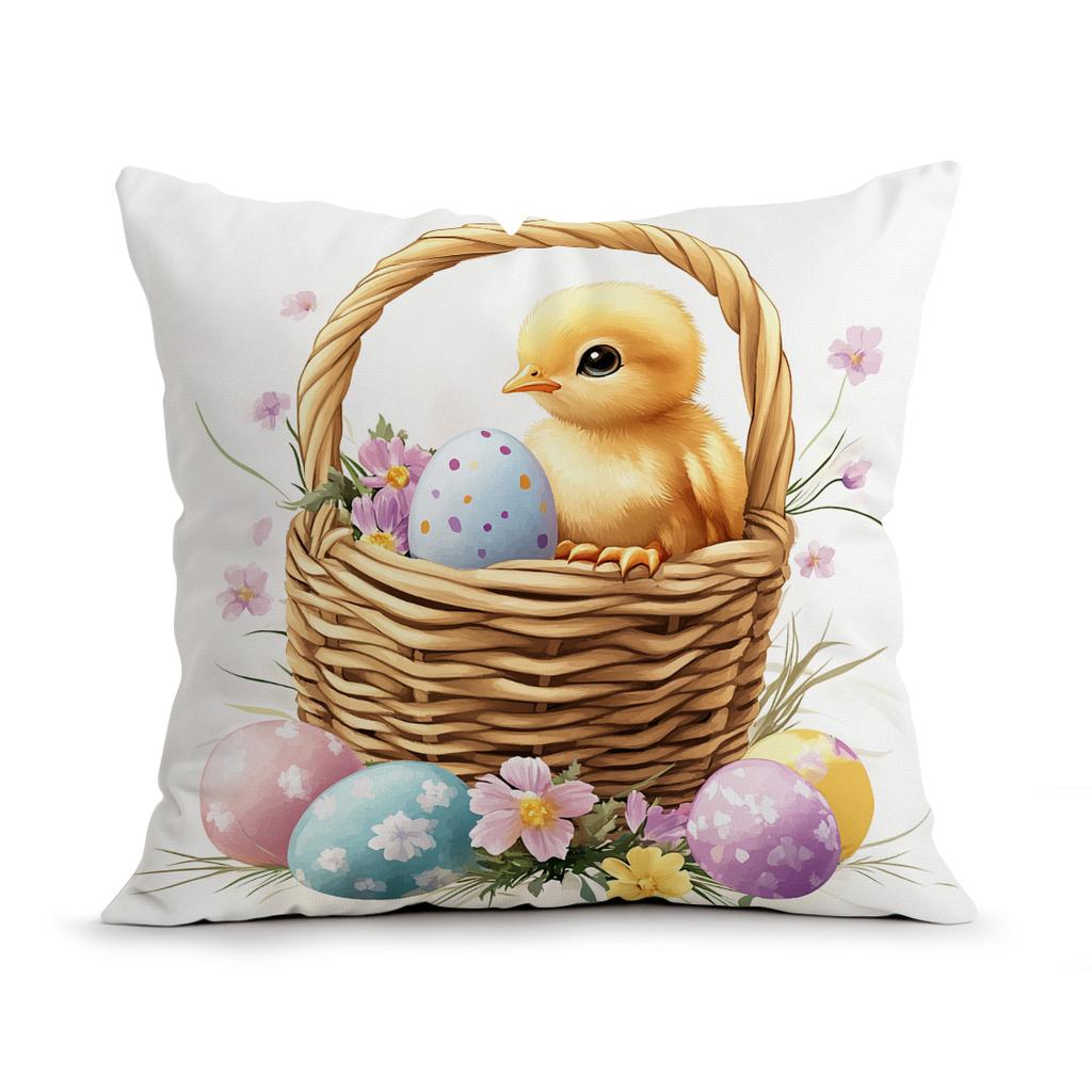 Easter Decorations Cushions Pillowcase Polyester Cushion Cover Throw Pillow Pillowcover Home Car Sofa Decor