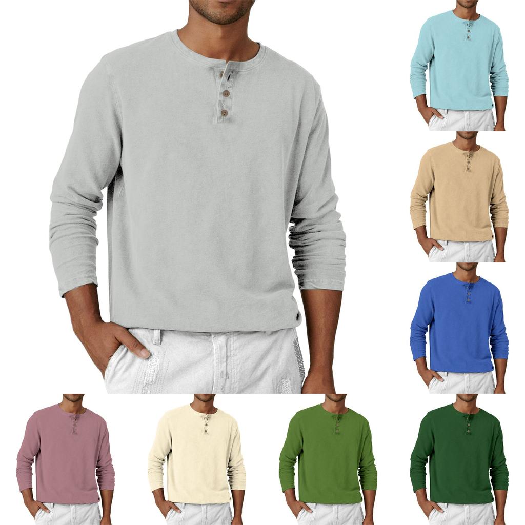 Men's Loose Casual  Long-sleeved Lapel Zip-up Hoodie