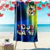 Name Custom Fc Club America Print Beach Towel, Large Soft Quick Dry Towel for Beach Camping Swimming