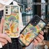 Phone case: 2D flat, suitable for Samsung Galaxy A34 A35 M05 M06 S20 S22 S21 FE Plus 5G protective case, giant ice cream, perfect Christmas and Hallow