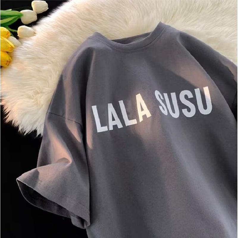 Pánská trička Letter Graphic Print Trička módní značky pro muže oversize trička Muži Oblečení Neformální Tričko Muž Letní Korejský Retro