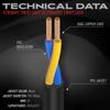 Cableworks by Gator Cases Headliner Series Speaker Cable (25ft SpeakonSpeakon) GCWH-SPK-25-2TL