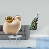 Elegant Miniature Peacock Animal Statue Sculpture Collection Creative Tabletop Decoration for Home