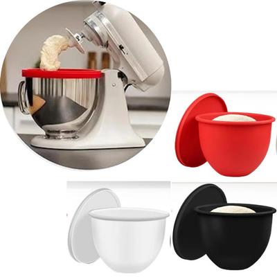1PC Universal Silicone Bowl Liner With Lids For KitchenAid Tilt Head Mixers 5 Qt Capacity Heat Resistant No Slip Design Accessor