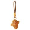 Polyester Christmas Keychain Santa Claus Plush Keyring New Key Pendant  Decoration