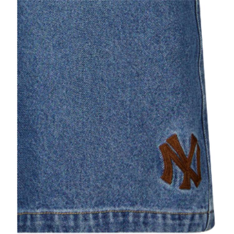 New Era FW25 Logo Loose Straight Leg Denim Shorts Unisex Shorts 14726448