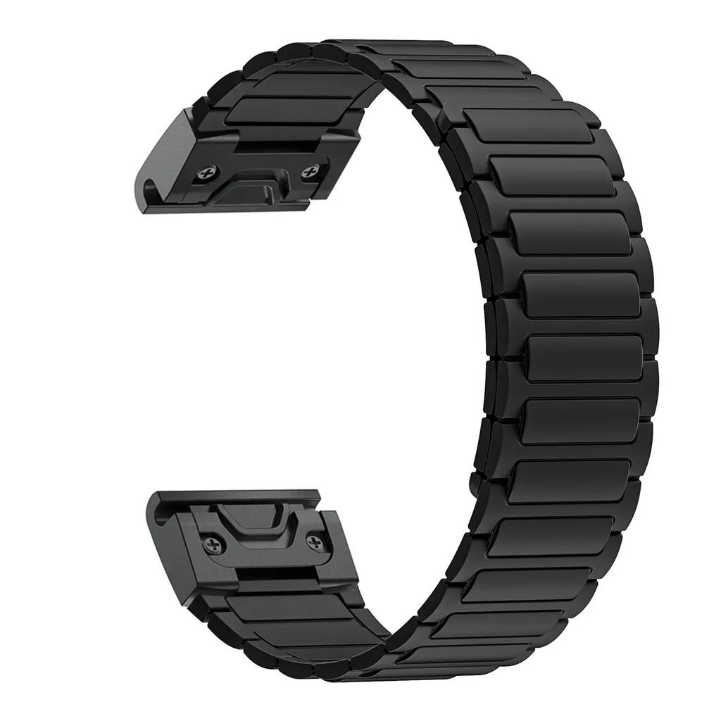 26mm Magnetic Silicone Strap for Garmin Band Fenix 8 51MM 7X 7 Pro Fenix 6X 5X 5Plus Tactix 7 Enduro 3 Loop descent mk1 Bracelet