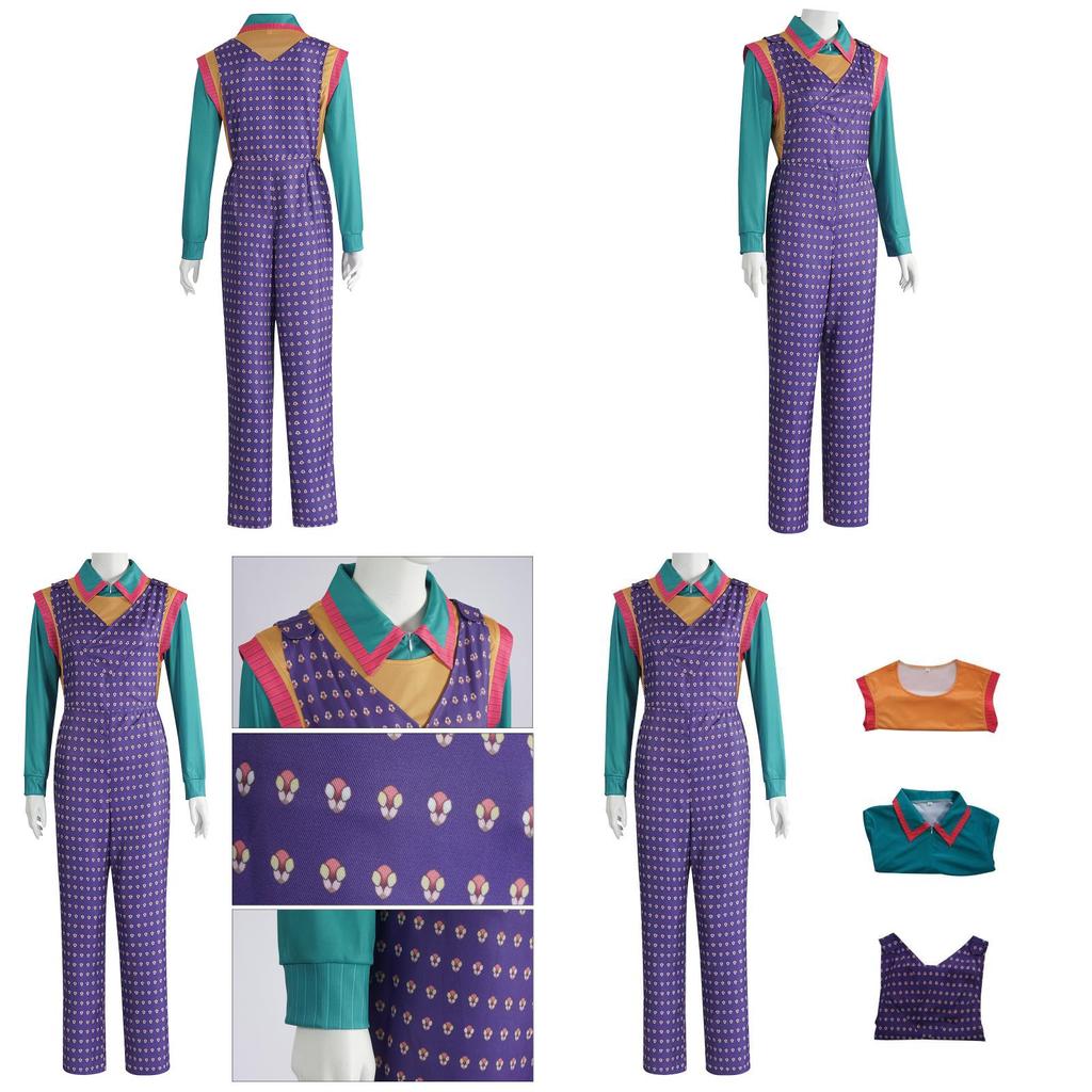 Costume Cosplay Saison 5 de Stranger Things en Mélange de Lin pour Fans d'Anime