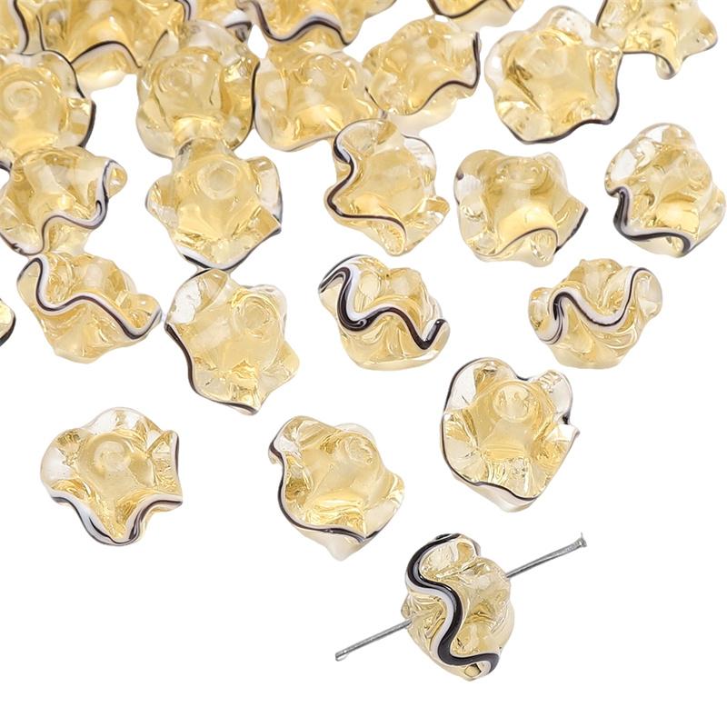 

17x12 мм хрустальные стеклянные бусины японская юбка для девочек подол свободные бусины-разделители для изготовления ювелирных изделий DIY браслет ожерелье шампанского