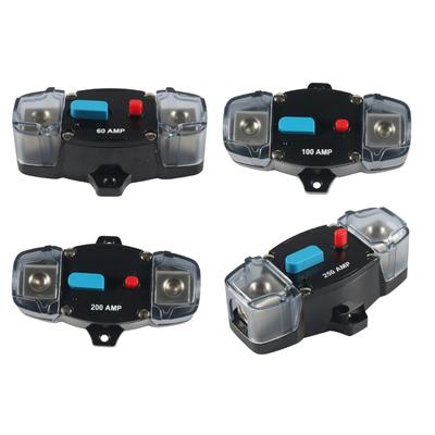 Rücksetzbarer 60A/100A/200A/250A Leitungsschutzschalter Inline-Sicherungshalter Schützt 12V 48V Systeme für Auto Marine Boot LKW Verwendung
