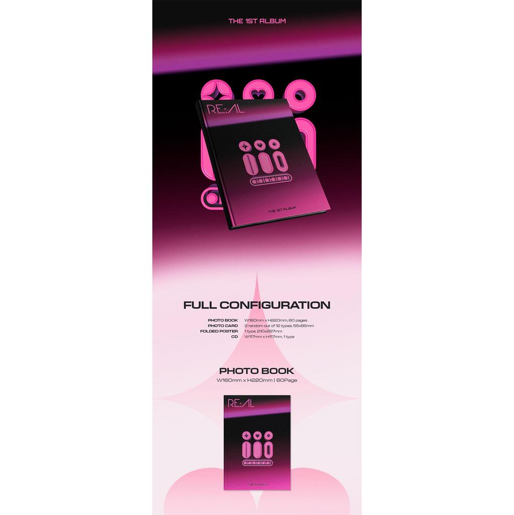 [Pre-order] iii 1st Single Album - RE:AL iii