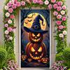 Halloween Decoration Banner Spooky Theme Devil Pumpkin Lantern Halloween Party Decoration Backdrop Photography Background Props