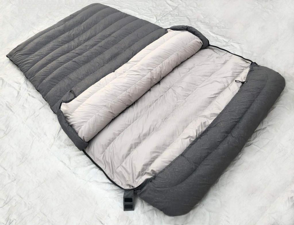 Fengzel Outdoor Mummy-type Sleeping Bag for Two People, 93% Down Rate, 1000-4000g High Quality Feathers, Left and Right Openable, Fully Openable,