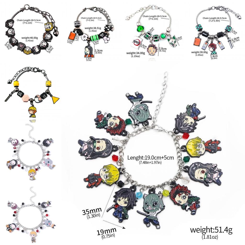 Demon Slayer Kimetsu No Yaiba Kamado Nezuko Character Bracelet For Travel And Gift Use