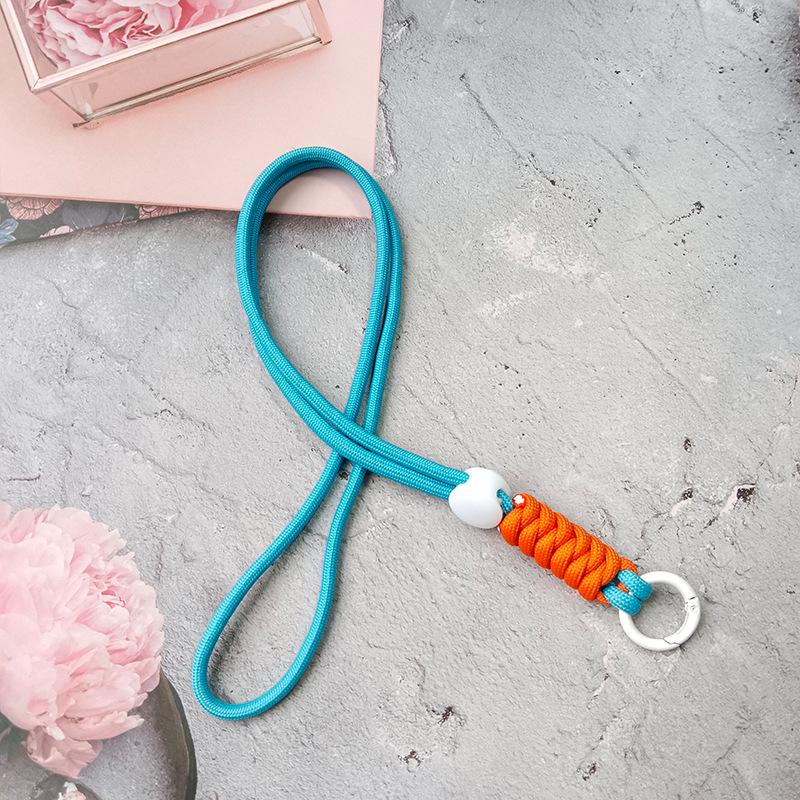 

Креативний плетений шнурок для мобільного телефону та ID-картки - 46 см Тримач для брелока