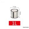 Secchio Vernice Lattice con Coperchio - Piccolo Contenitore Metallico Rotondo per Campionamento Asfalto (0.1-20L)