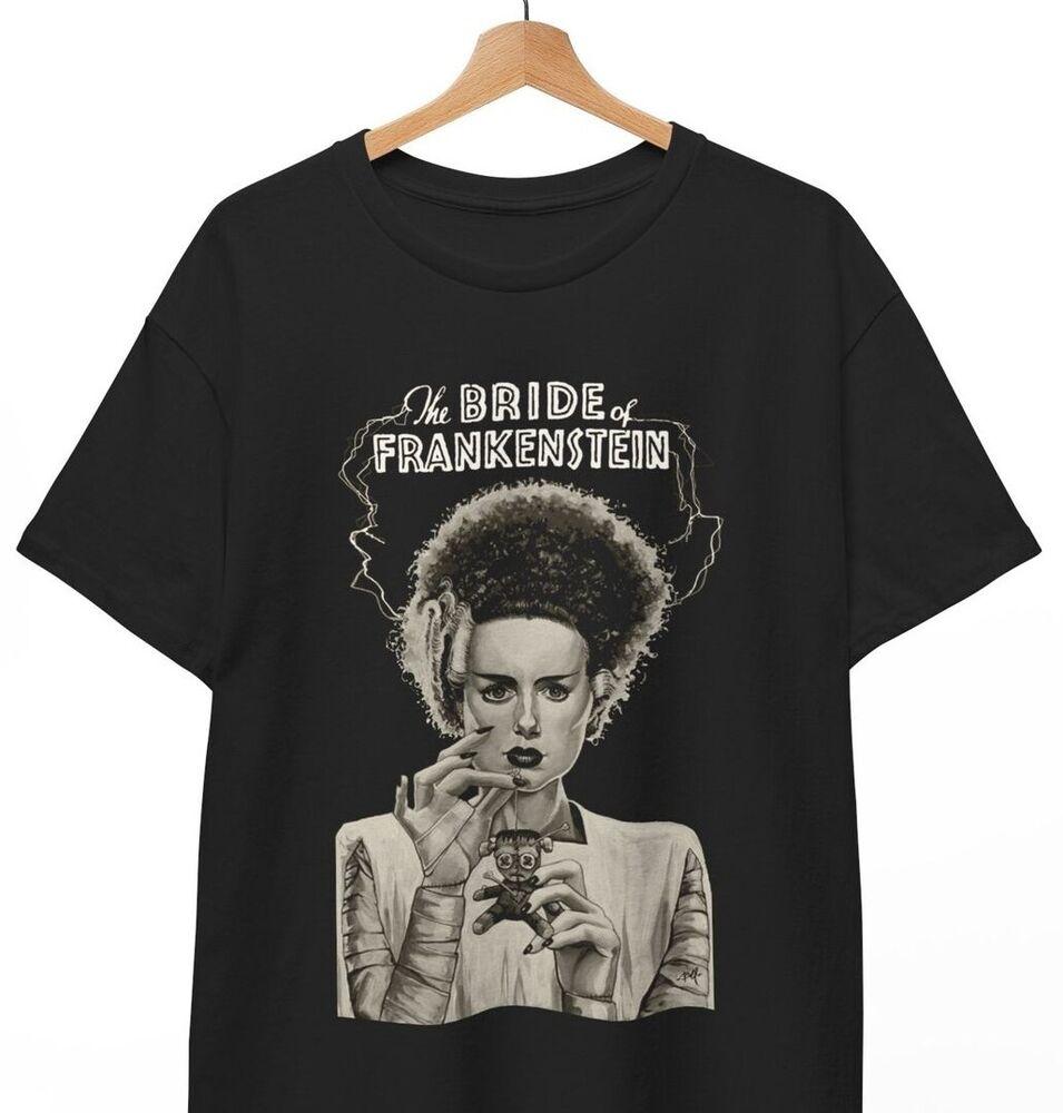 The Bride of Frankenstein T Shirt, FRANKENSTEIN Horror Monster Movie Unisex Tee Unisex T-Shirt XXXXL