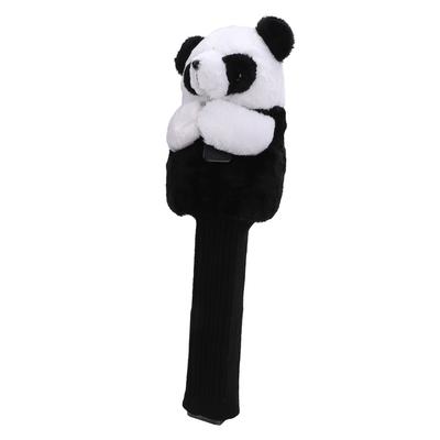 Golf Club Head Cover Plush Easy Cleaning Cute Panda Golf Club Protective Headcover for Outdoor