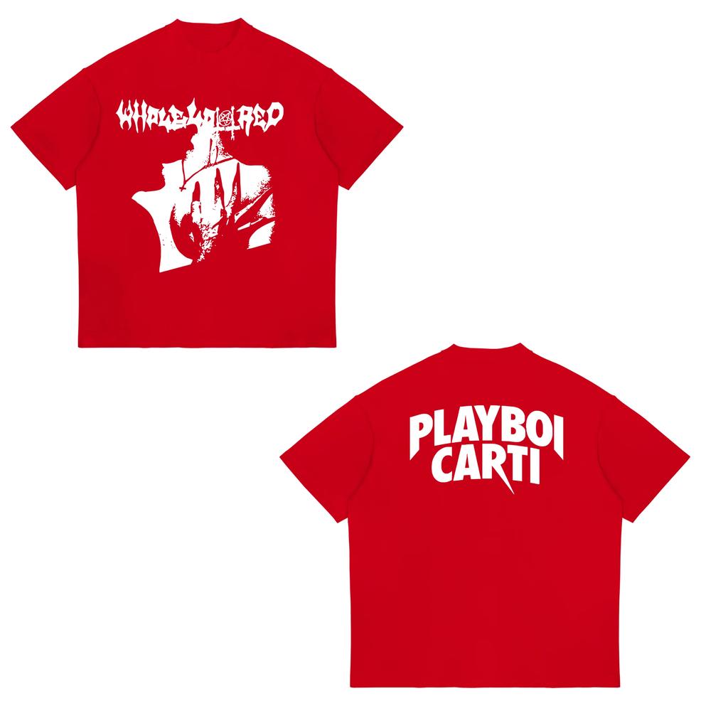 Hip Hop Playboi Carti Tshirt Unisex Women Graphic Print Tshirts Unisex Summer Cotton Oversized Short Sleeve Tee Shirt Streetwear