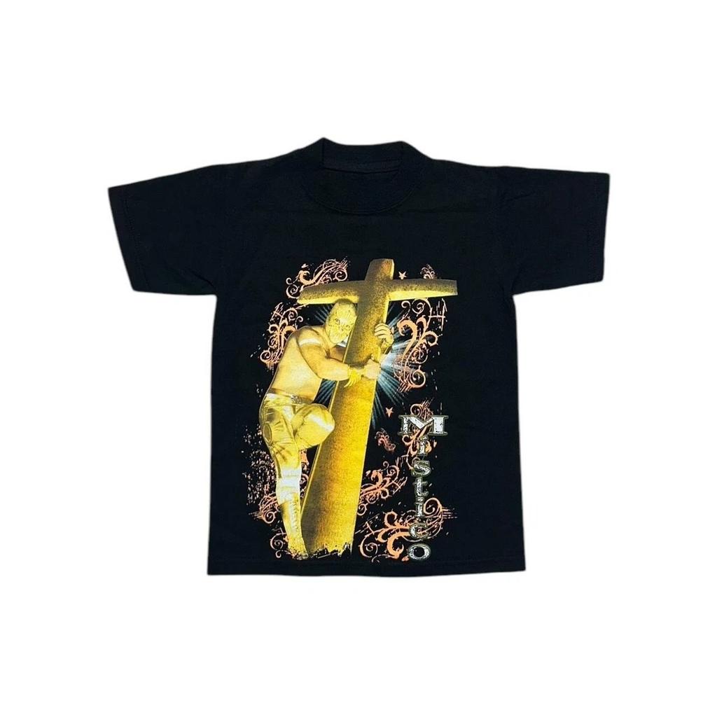 Summer Y2K Mystico Mexico Wrestling T-Shirt Short Sleeve Unisex T Shirt S-4XL  Reprint Breathable Sweat-absorbing Versatile