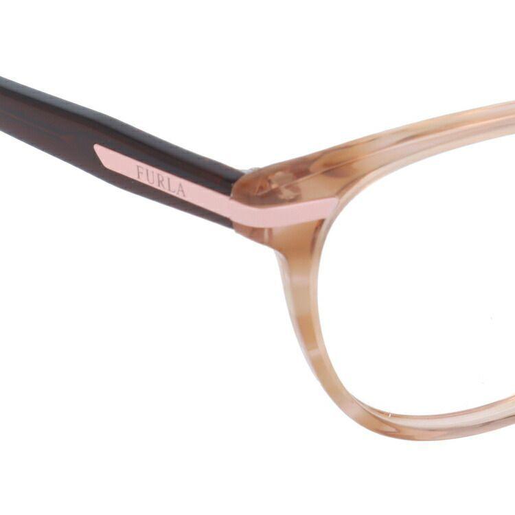 Used Furla Glasses Frame Wellington Type Stylish Reading Glasses Reading Glasses Asian Fit FURLA VFU175J 0K61 50 Size Unisex Men Women