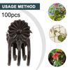 Flower Support Clamp Orchid Clips Climbing Vine Stem Clasp