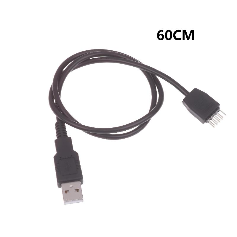 USB A to 9 Pin Male Bluetooth Cable Internal Motherboard Adapter for Desktop PC Enhance Wireless Connectivity DIY 60cm