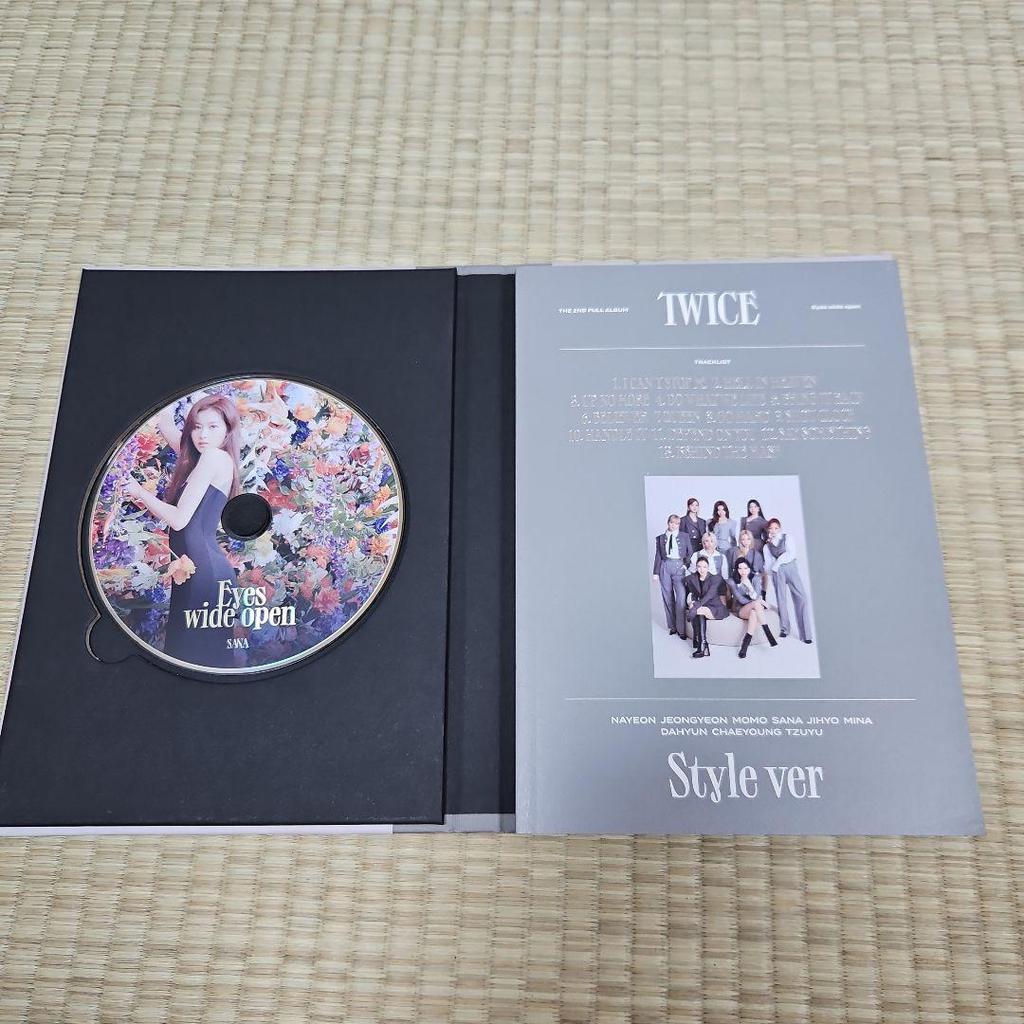 [USED] TWICE Eyes Wide Open Style ver.