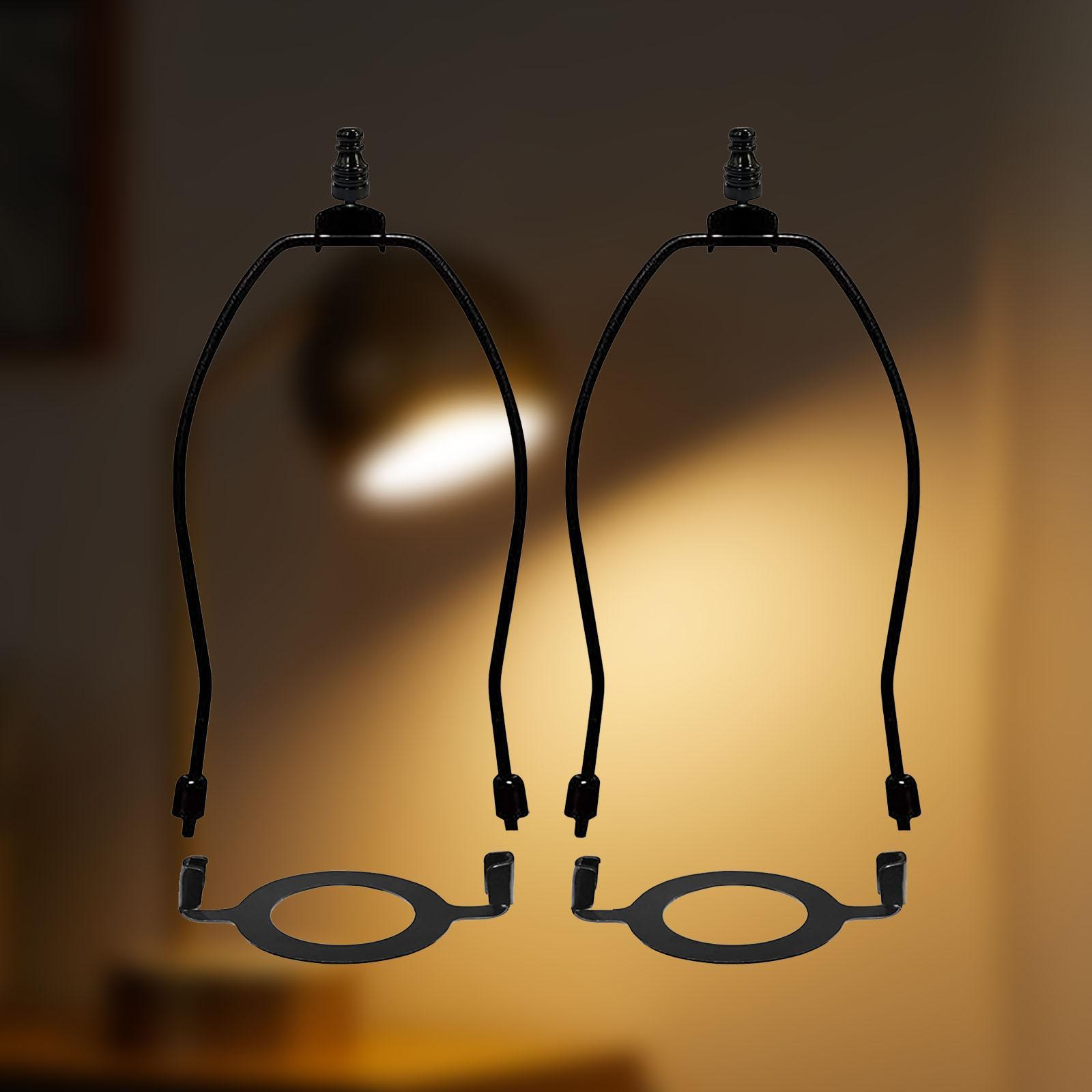 

2x Lampshade Harp E26 Light Base Light Fitting Harps for Table/Floor Lamp чёрный