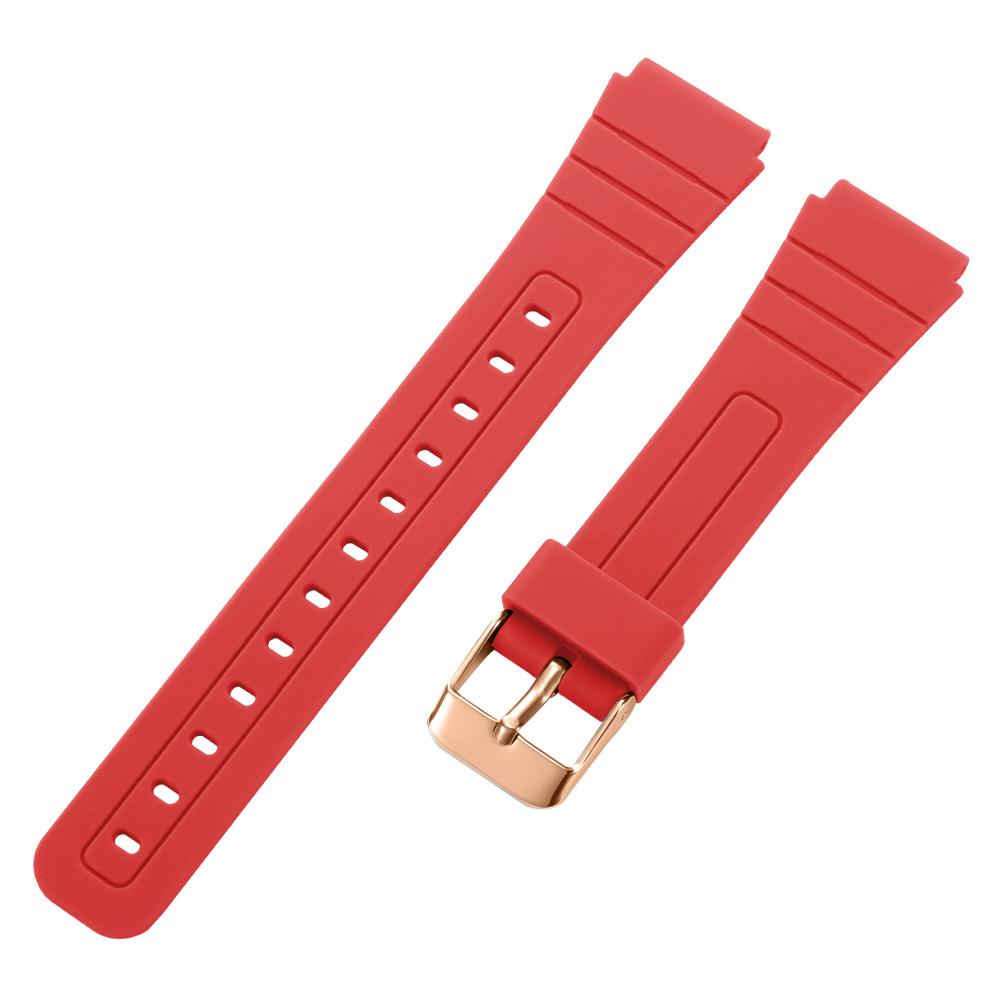 Cinturino in Silicone da 18mm per Casio F91W W800H SGW400 F-91W F84 F105/108 A158/168 AE1200 Cinturino Impermeabile Sostitutivo