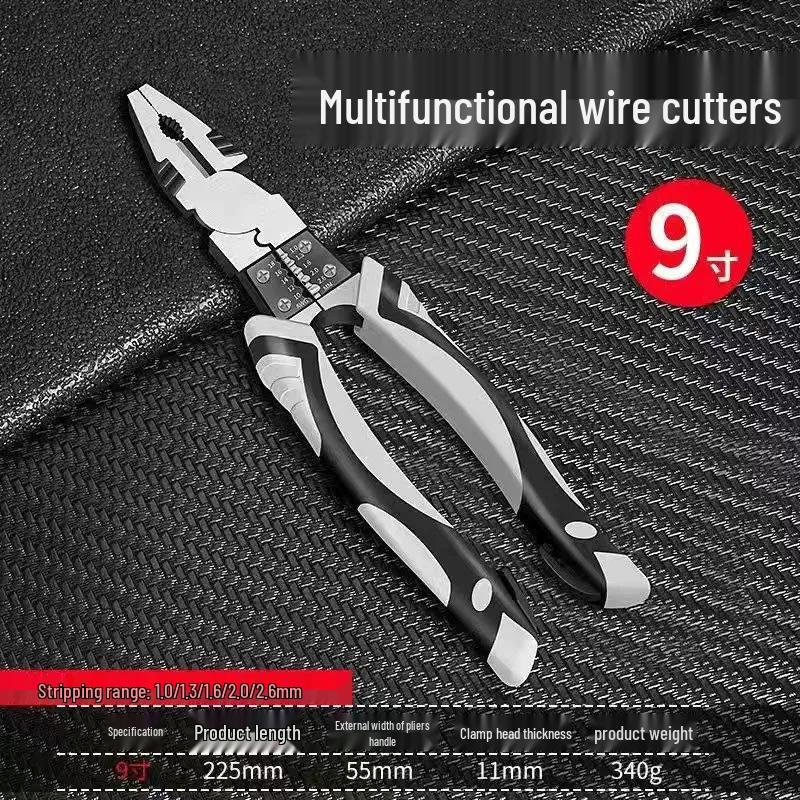 Multifunctional Angled & Pointed Nose Wire Cutters for Electricians