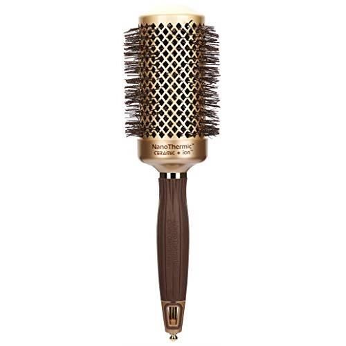 Olivia Garden NanoThermic Brosse Thermale Ronde, Diamètre 54mm - Antibactérien, Céramique, Antistatique, Tourmaline-Ion NT-5