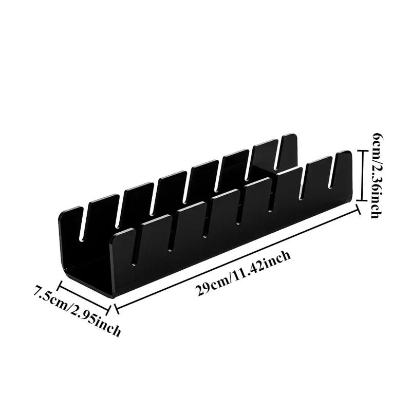 

1/2PCS Acrylic Hat Rack Coat Racks Home FurnitureLiving Room Furniture Baseball Cap Holder Home 7-slot Baseball Cap Rack Storage