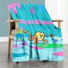 Wow! Wow! Wubbzy Customize Your Name Blanket Lightweight Customizable Blanket Durable Comfort Suitable for Bed Sofa Office Livingroom All-Season Use