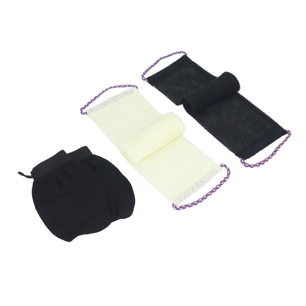 Africká síťová houba Dlouhá síťová koupelová houba Nylonová tělová exfoliační síť Drbátko na záda s koupáním