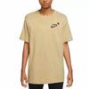 Nike T Shirts Women's Khaki Crew Neck Moderate Straight Fit DR9003-252