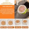 Multifunctional Kitchen Fruit Drain Basket Sink Vegetable Storage Basket with Lid 2-in-1 Cleaning Washing Filtering Fruit Tray