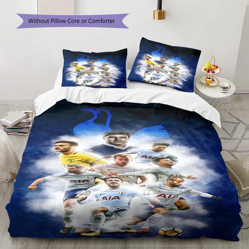 Spurs Bedding Quilt Set Quilt Cover Pillowcase Home Decoration Birthday Gift (1 * Duvet Cover + 2 * Pillowcase, Without Core)