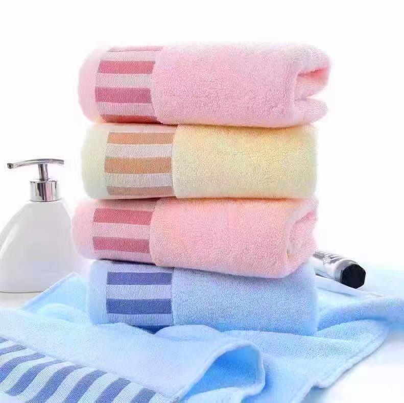 Pure Cotton Adult Face Wash Towel - Comfortable, Soft, and Highly Absorbent 33x73cm