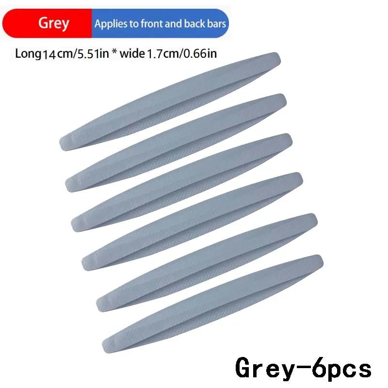 4/6Pcs Car Bumper Anti-collision Strips Door Body Scratch Automotive Protective Tape Strips Door Guard Lip Stickers Accessorie
