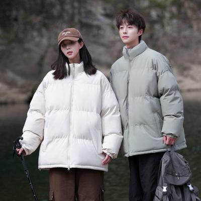 Supply the Same Cotton Clothes for Men and Women 2025 New Winter Casual Loose Cotton-padded Clothes Youth Thickened Coat